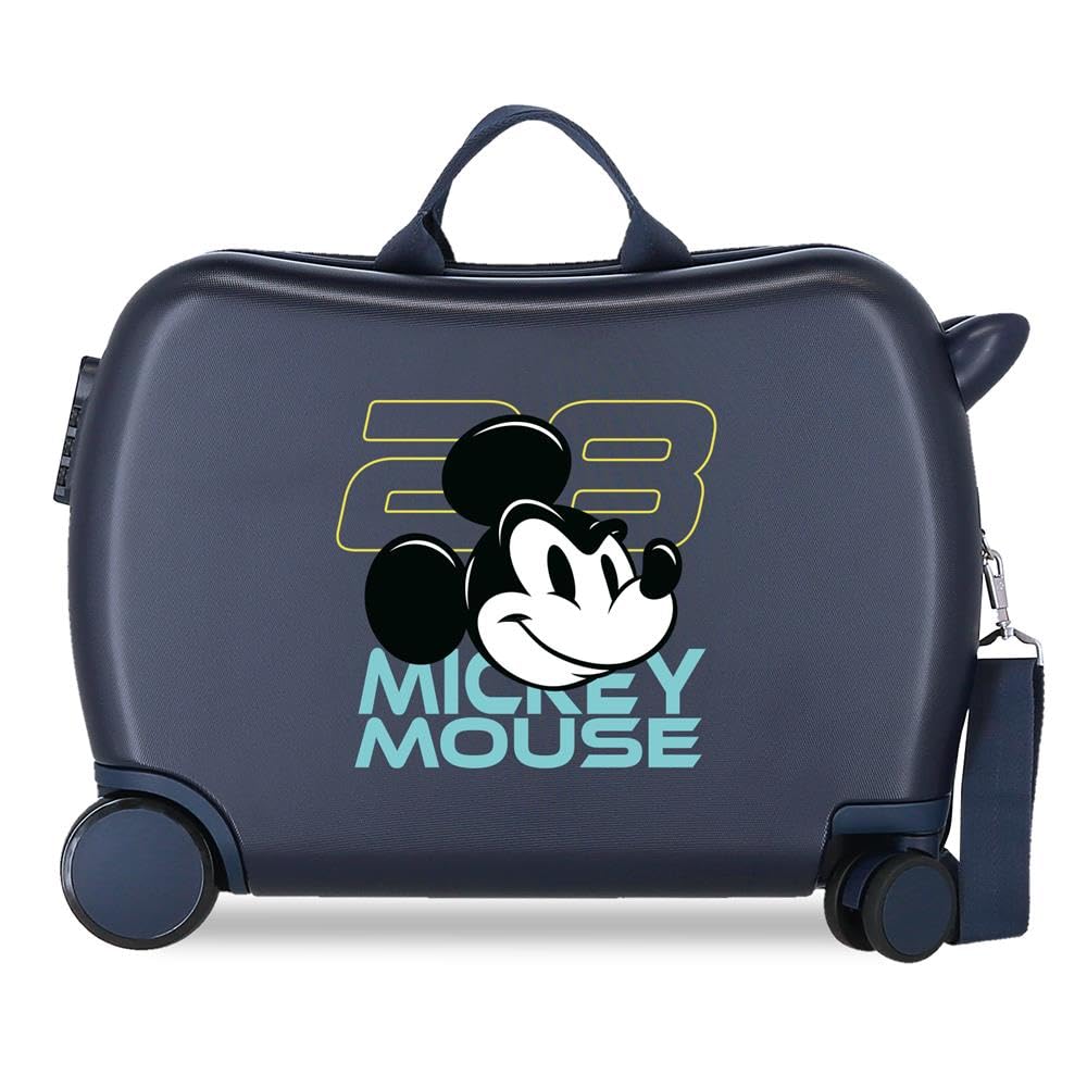 Disney Mickey Racing Walizki Racing, jeden rozmiar, Niebieski, Talla única, Walizki na kółkach