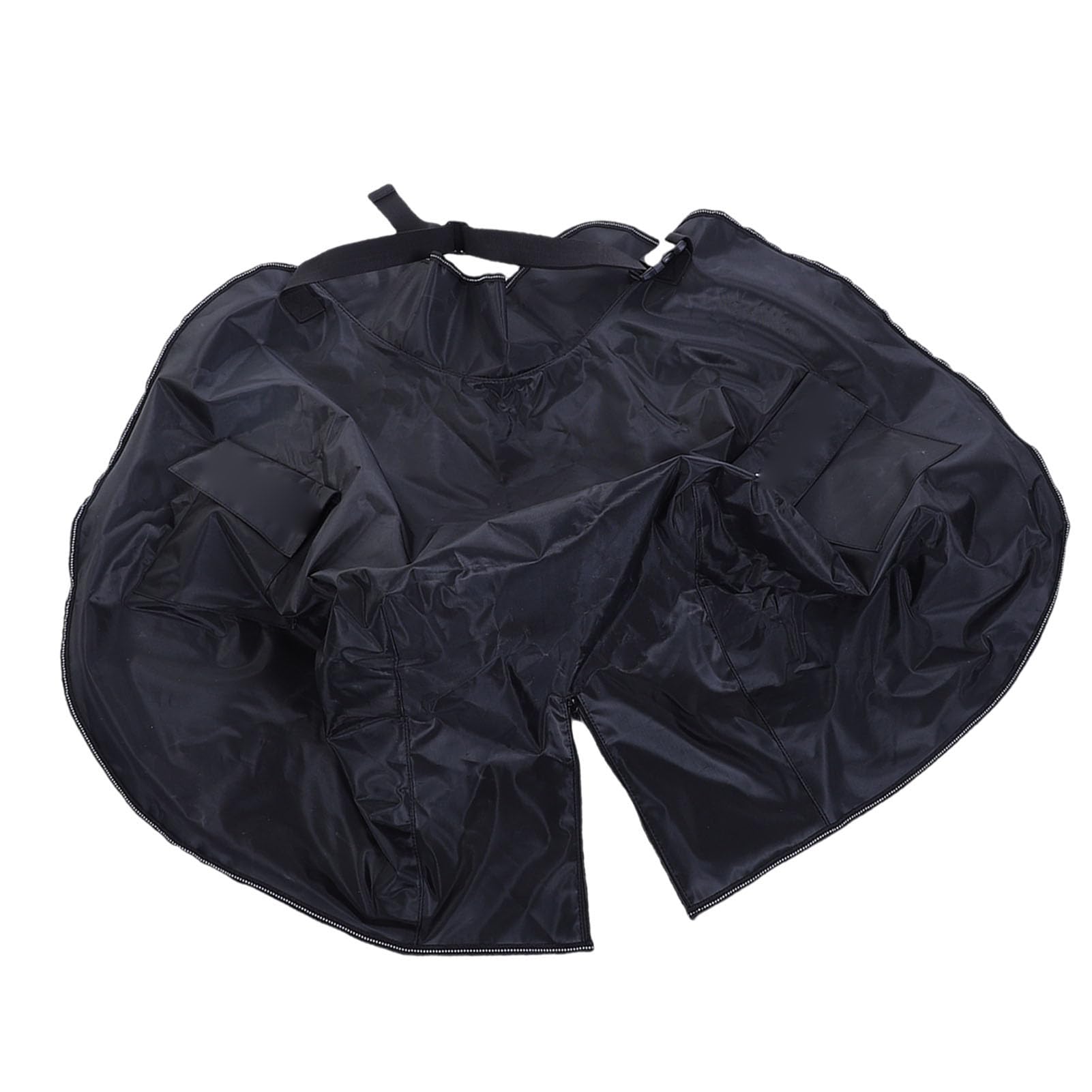 Tissting Coperta Antivento per Moto, Foderata in Pile, Impermeabile, Nero - per Scooter e Moto a Telaio Curvo, Copre Gambe e Ginocchia, Ideale per Inverno, Unisex (Taglia Unica)
