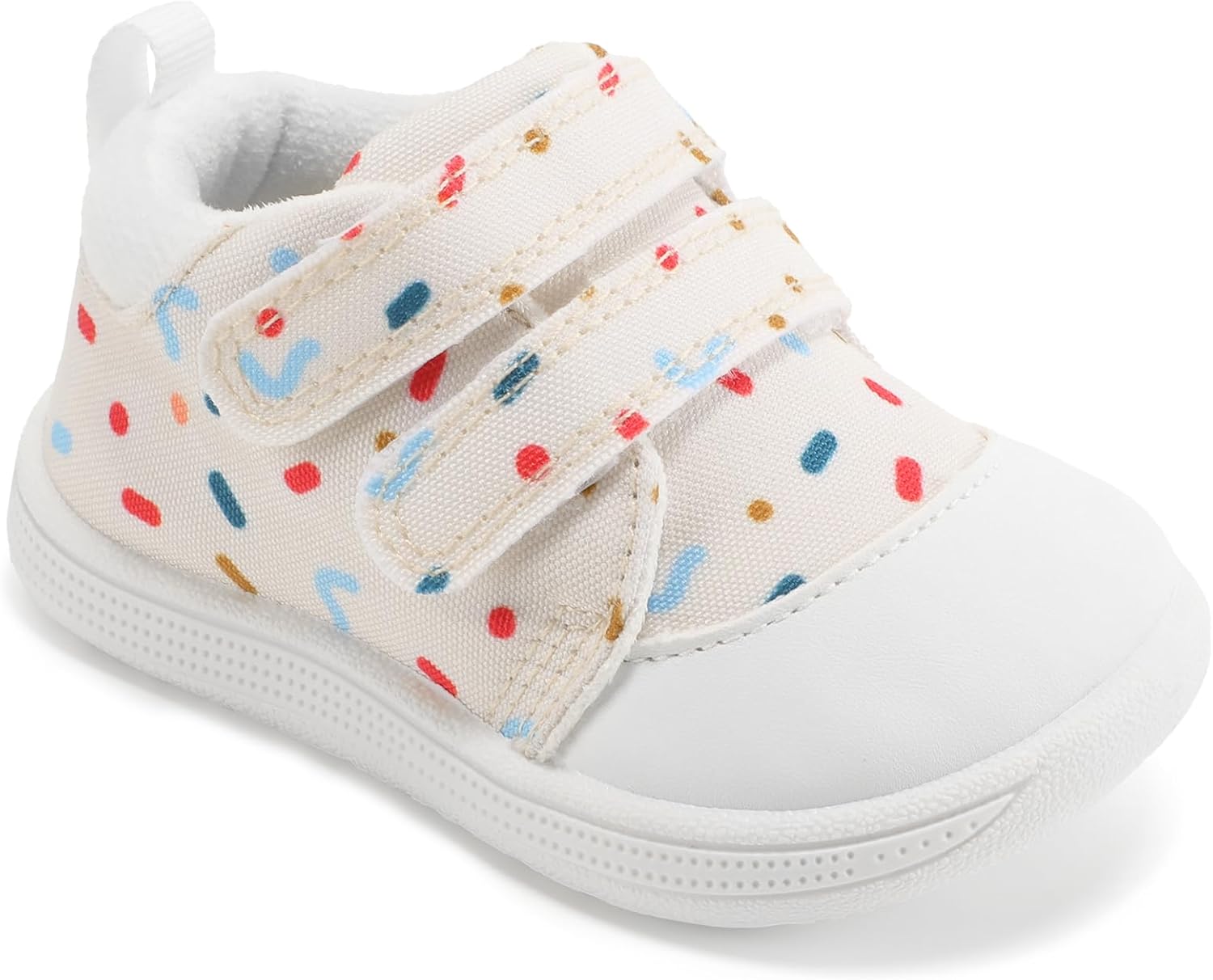 Baby First Walking Shoes Baby Girls Wide Barefoot Sneakers Lightweight Soft Toddler...