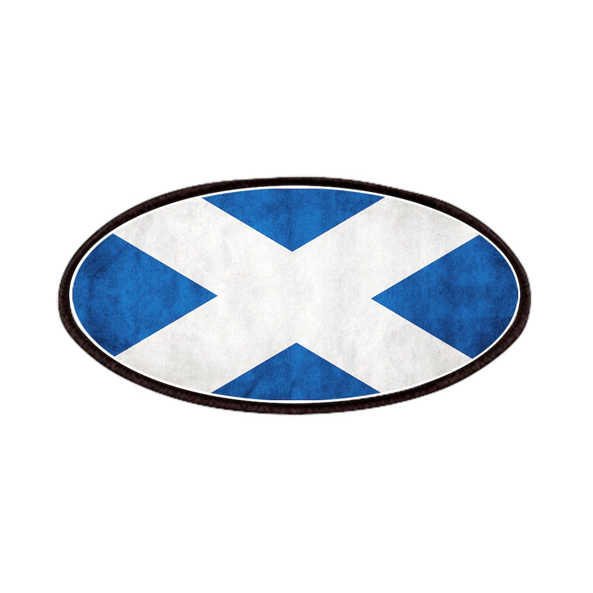 CafePress Antiqued Scottish Flag Patches 4