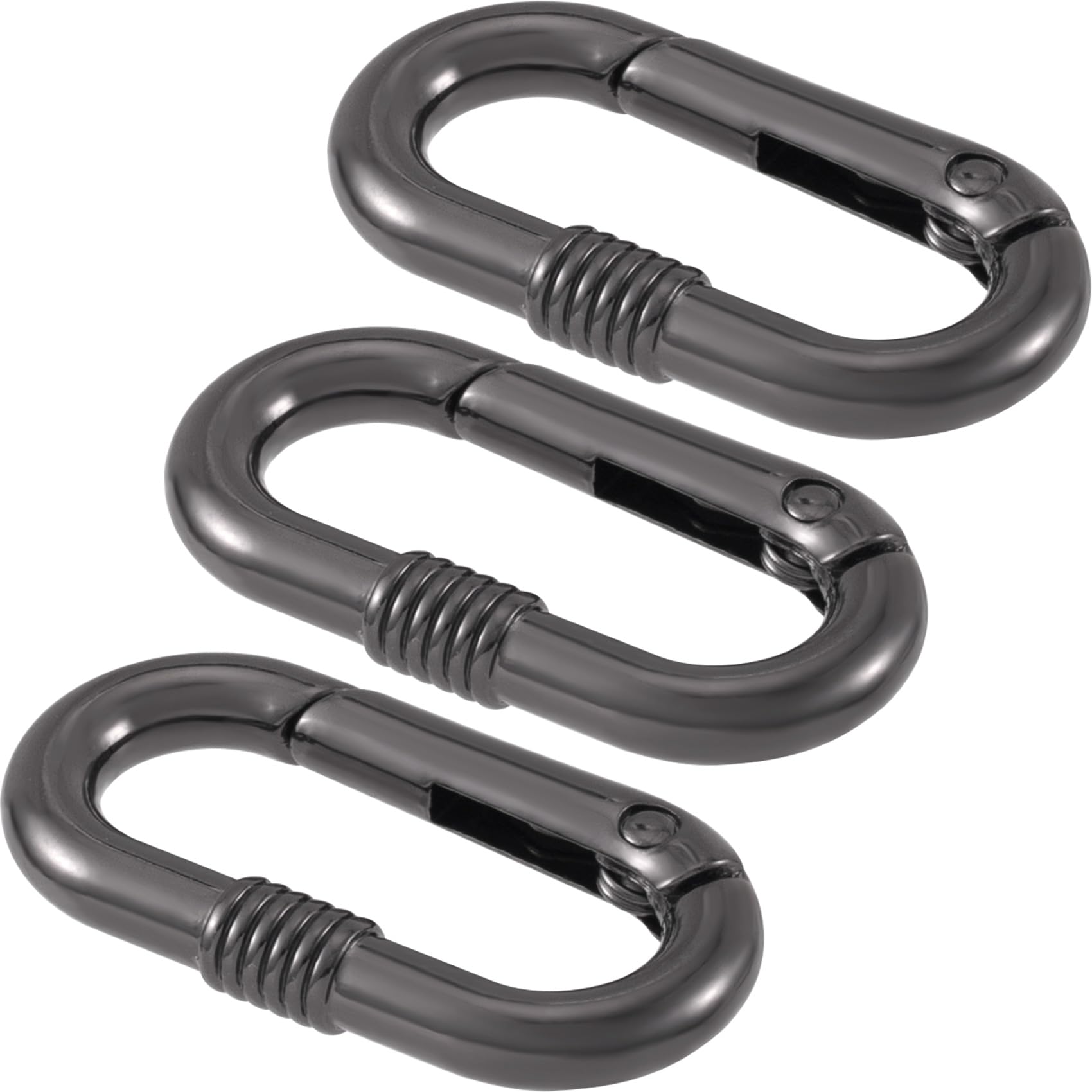 Oval Spring Ring Clips, Metal Keyring Purse Clip