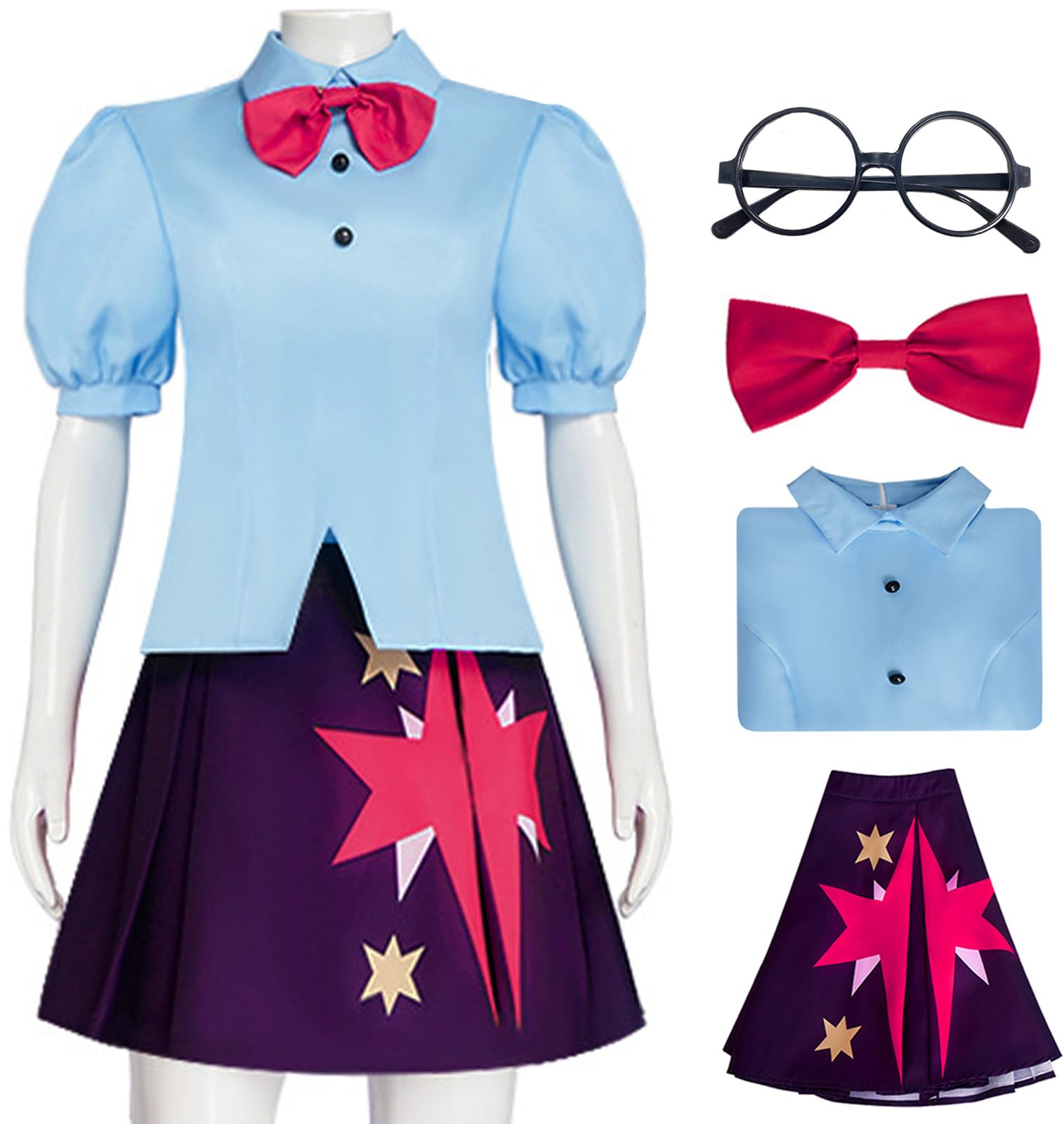 Twilight Sparkle Costume Bambina Halloween Festa Uniforme Scolastica