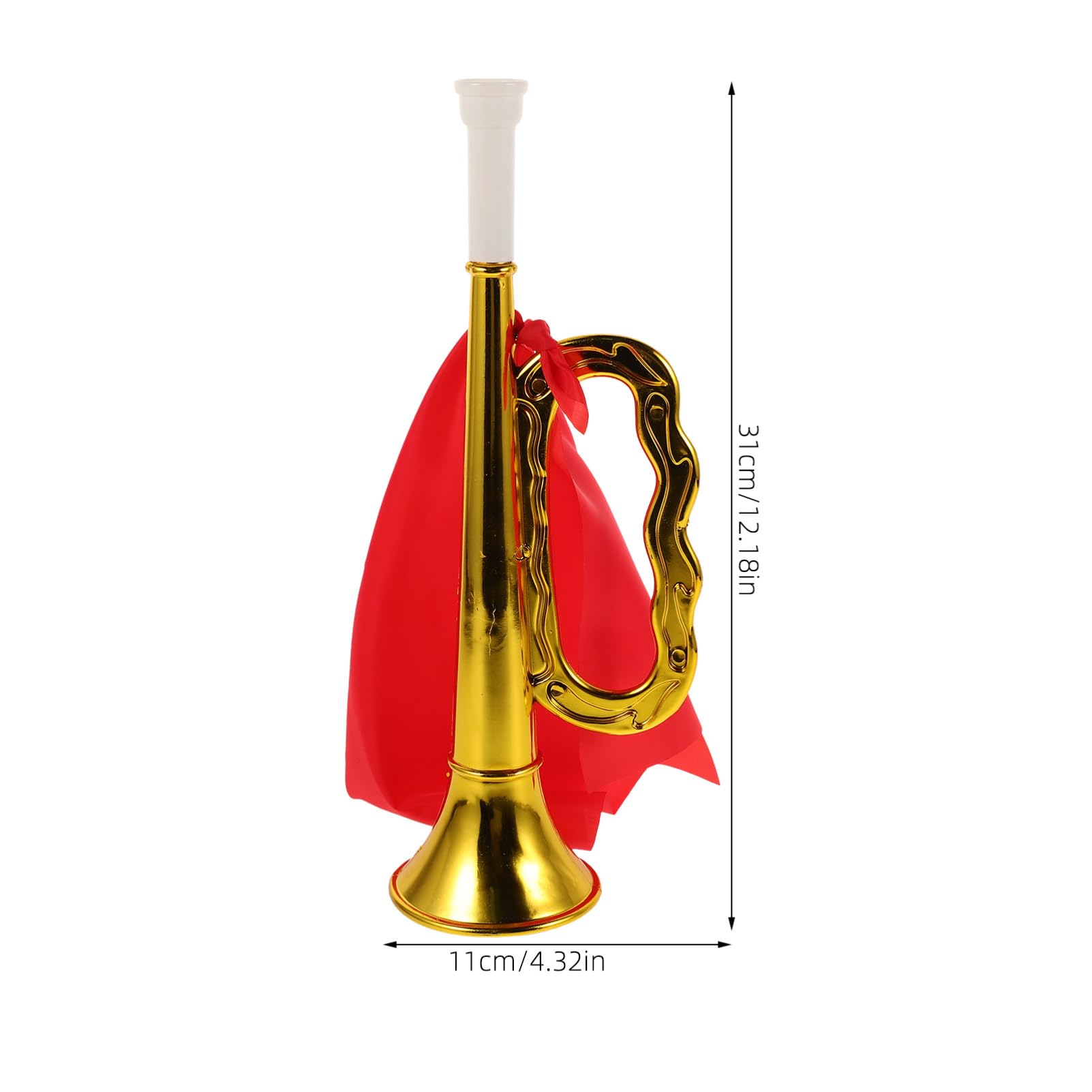 FELTECHELECTR Music Instrument for Boys and Girls: Plastic Trumpet Toy Boys and Girls Party Favors Lightweight Safe Easy to Play Trumpet