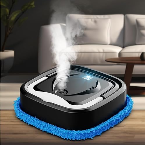 ALisasin Robot inteligente Partes de aspirador Rotary Trapeador Máquina humidificadora Seca Mojado Barrido Carga USB Barrido Robot