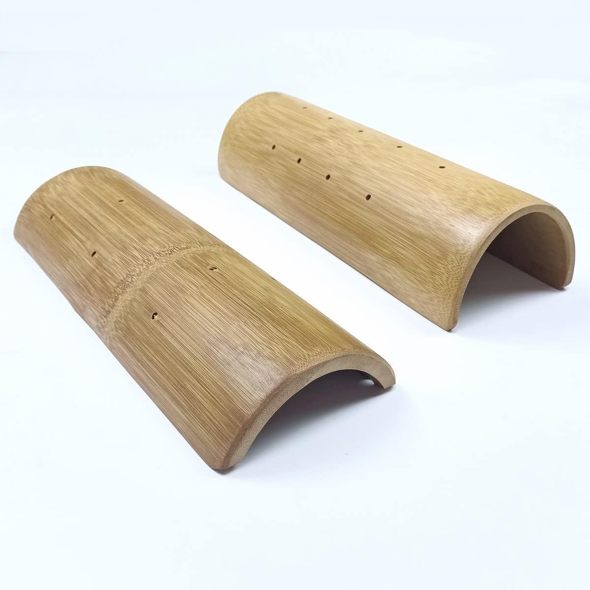 HJJKKH 1pc Bamboo Sauna Neck Cervical Pillow and 1pc Bamboo Sauna Waist Pillow for Stiff Neck,Shoulder Pain,Spinal Health and Relaxation
