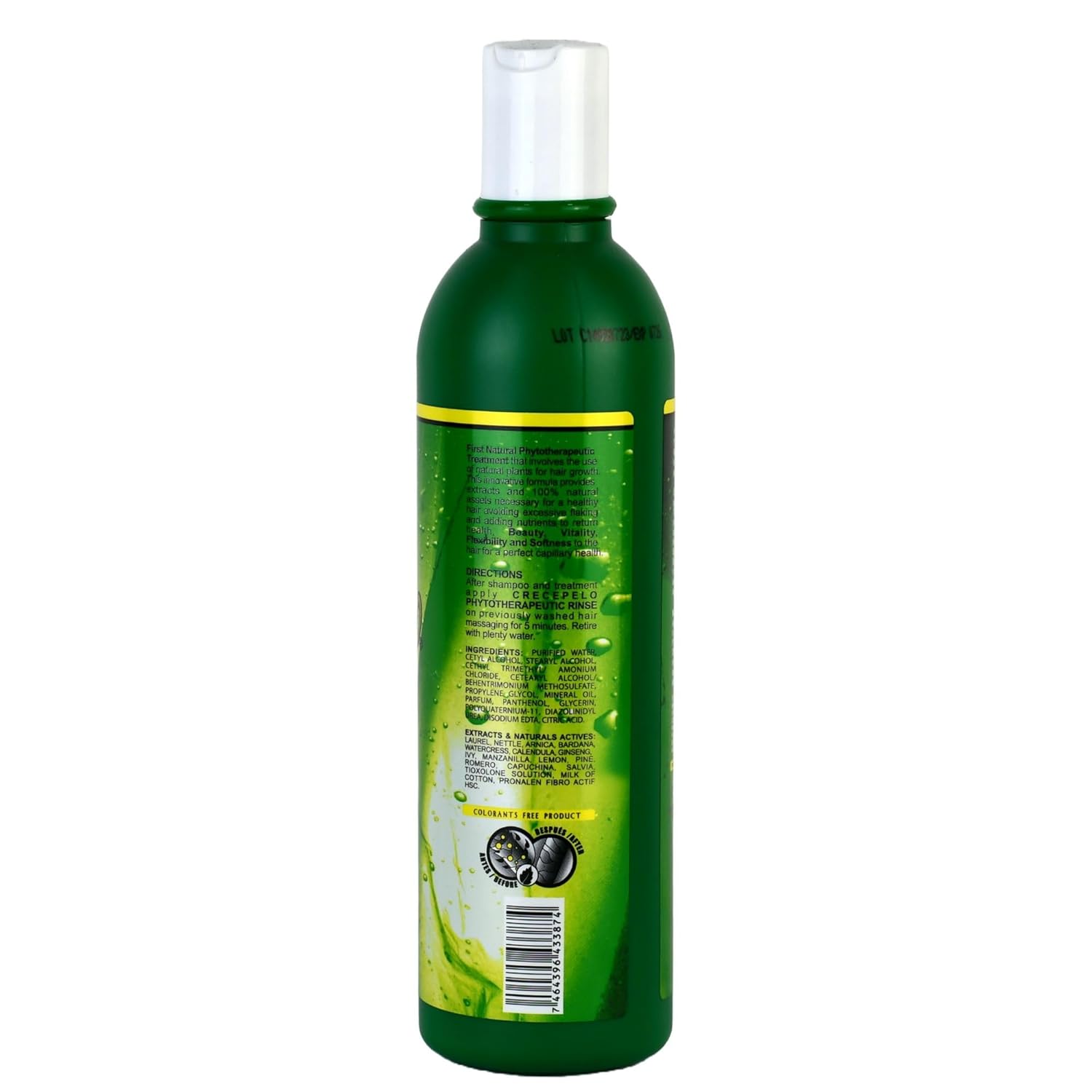 CrecePelo 3 Piece Set – Phytotherapeutic Shampoo, Deep Repair Mask & Leave-In Cream – Strengthens, Hydrates & Nourishes Hair – Natural Plant-Based Formula
