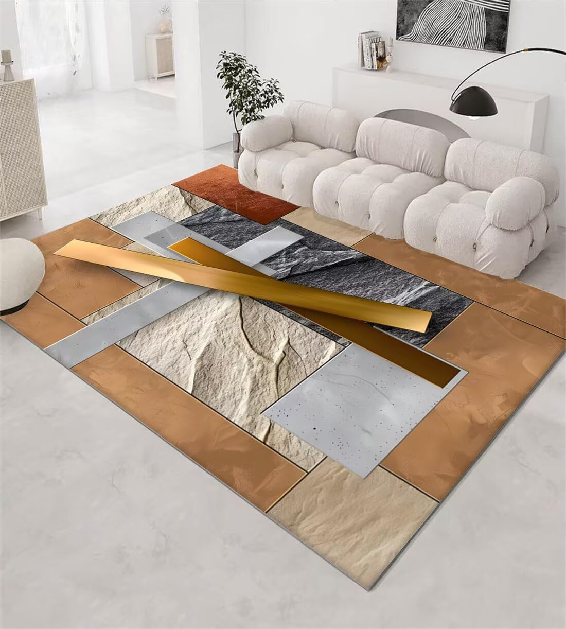 Tapis de salon 80X160CM résistant pour protéger vos sols intérieurs