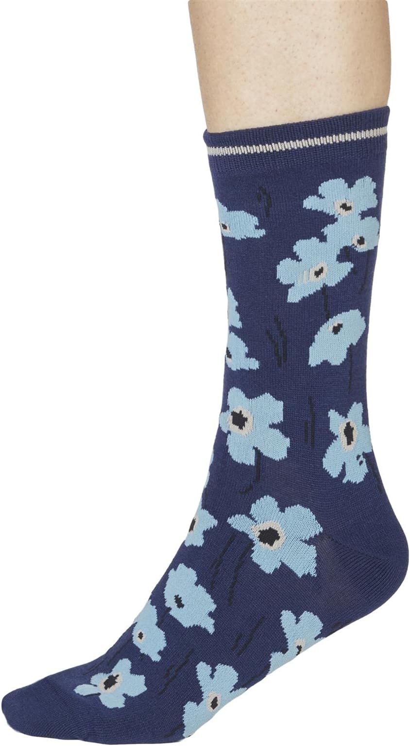 Thought Peggie Floral Design Ladies Bamboo Organic Socks