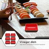 Vista 3 de Hemoton Juego de vajilla de 6 piezas para condimentos, platos de sushi y soya