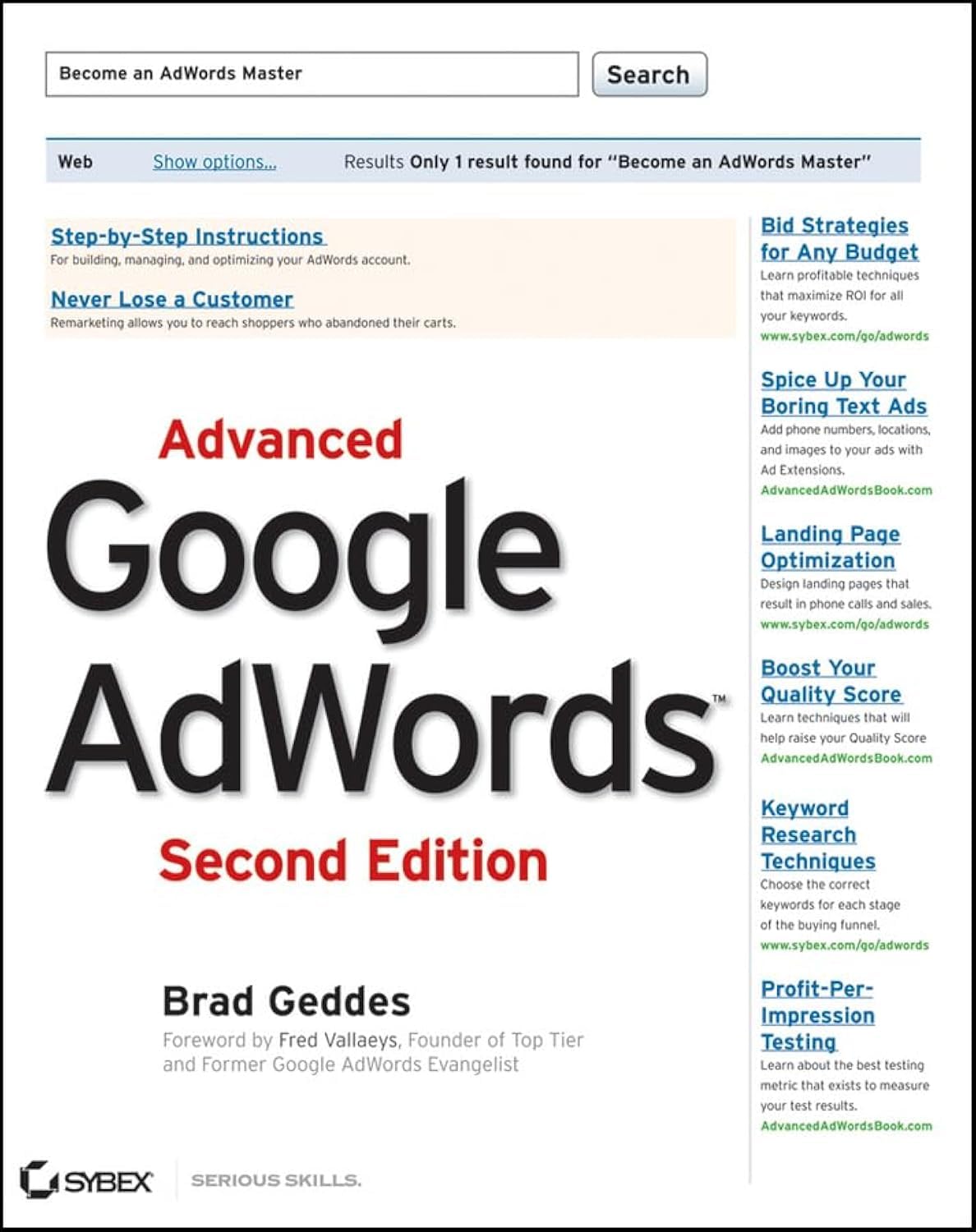 Advanced Google AdWords, Second Edition