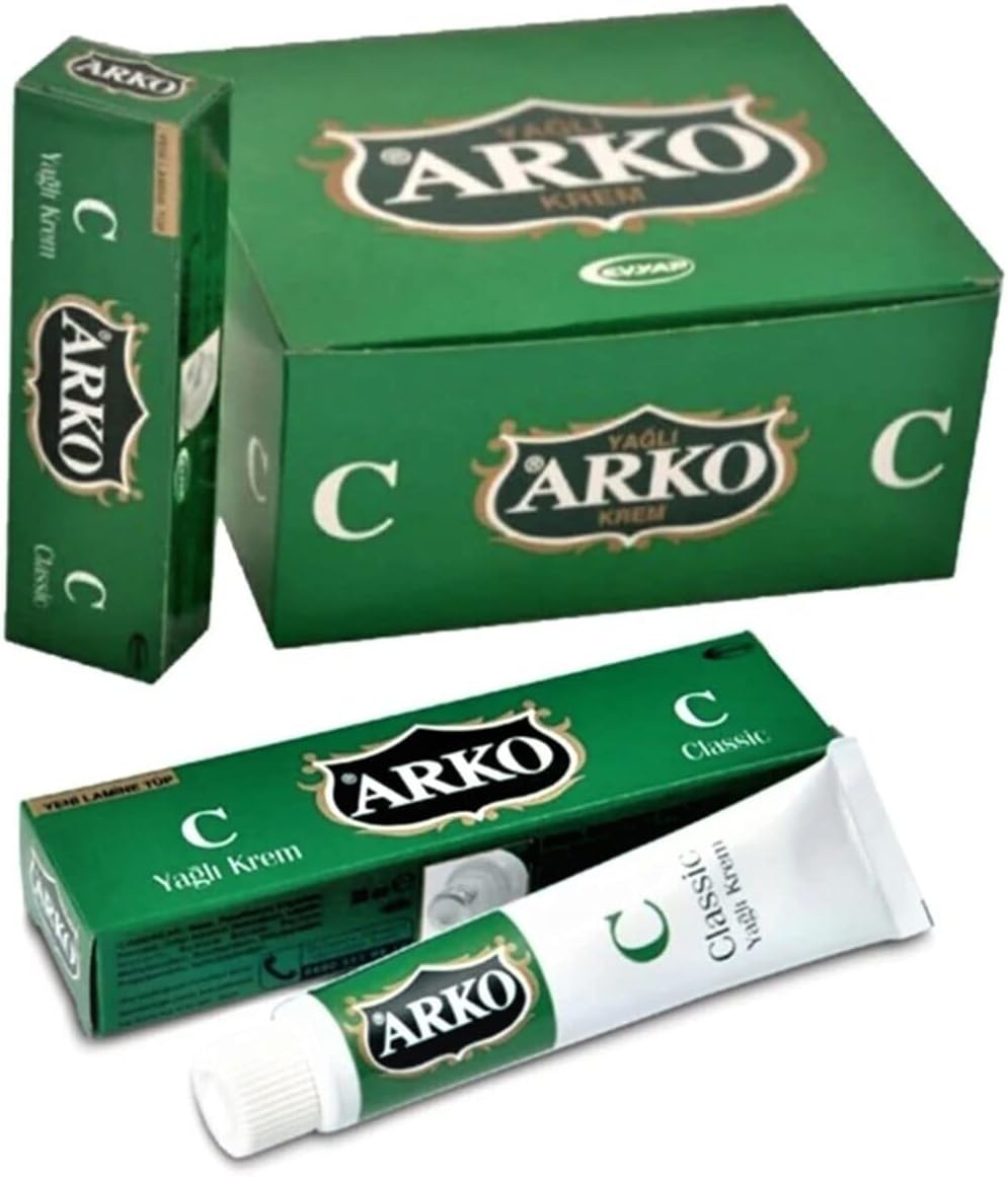 Arko Nem Creme Classic 20cc x12 – Cream for Very Dry Hands, Cream Women Men, 12 Pieces, 12 in 1 Bundle