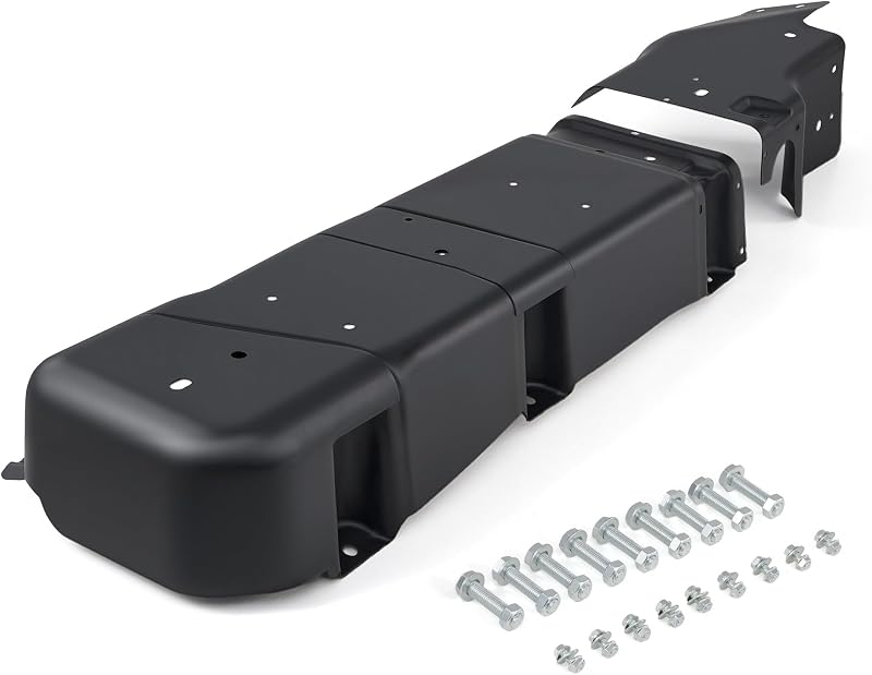 VRC Fuel Tank Skid Plate Compatible with 2007-2018 Jeep Wrangler 4 Door | Powder-coated cold-rolled steel gas tank guard. OE direct replacement for 52059747AD 52059747AE 52059747AF 52059747AG