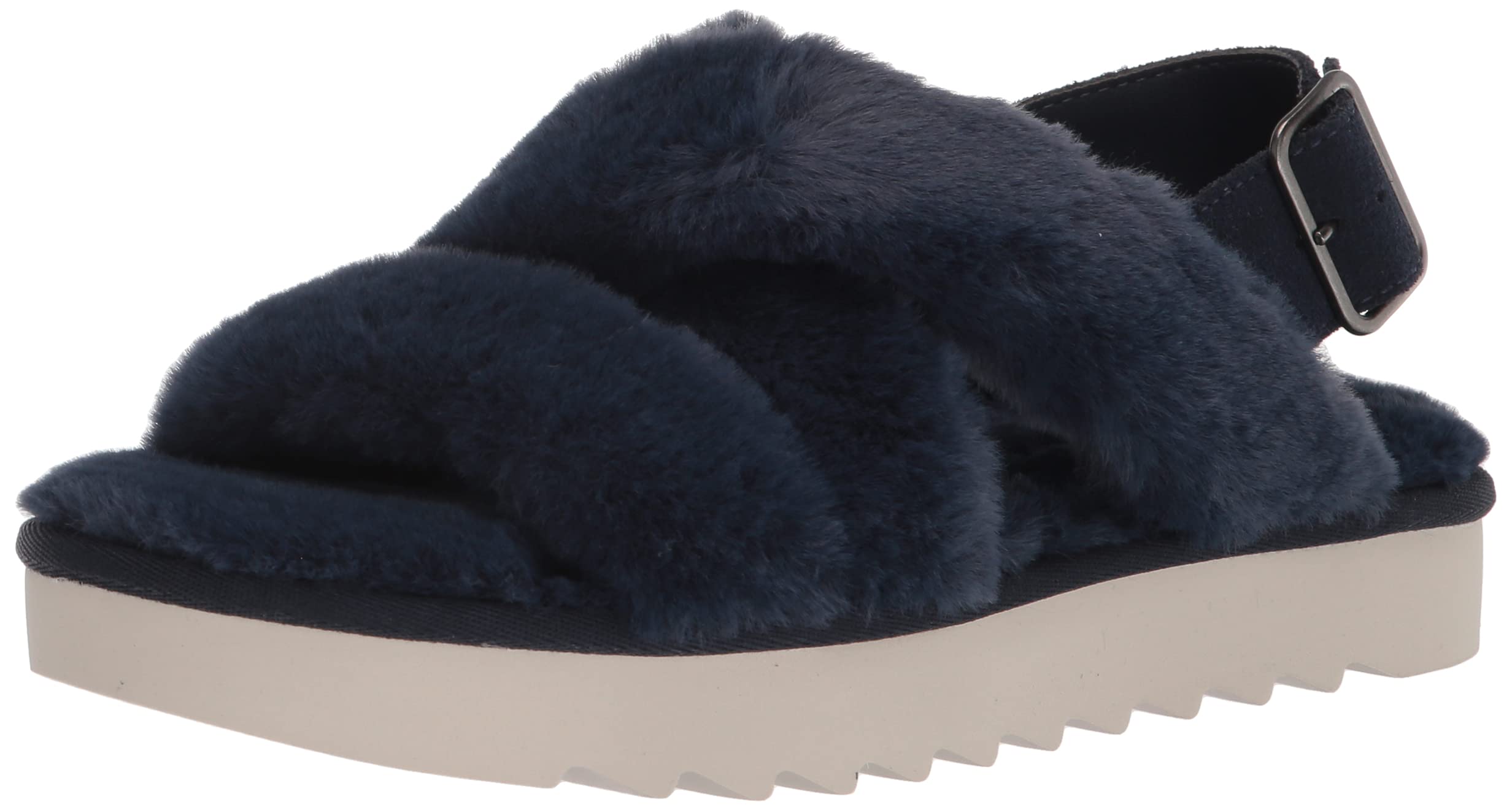 Koolaburra by UGG Womens Fuzz-ee Flat Sandal