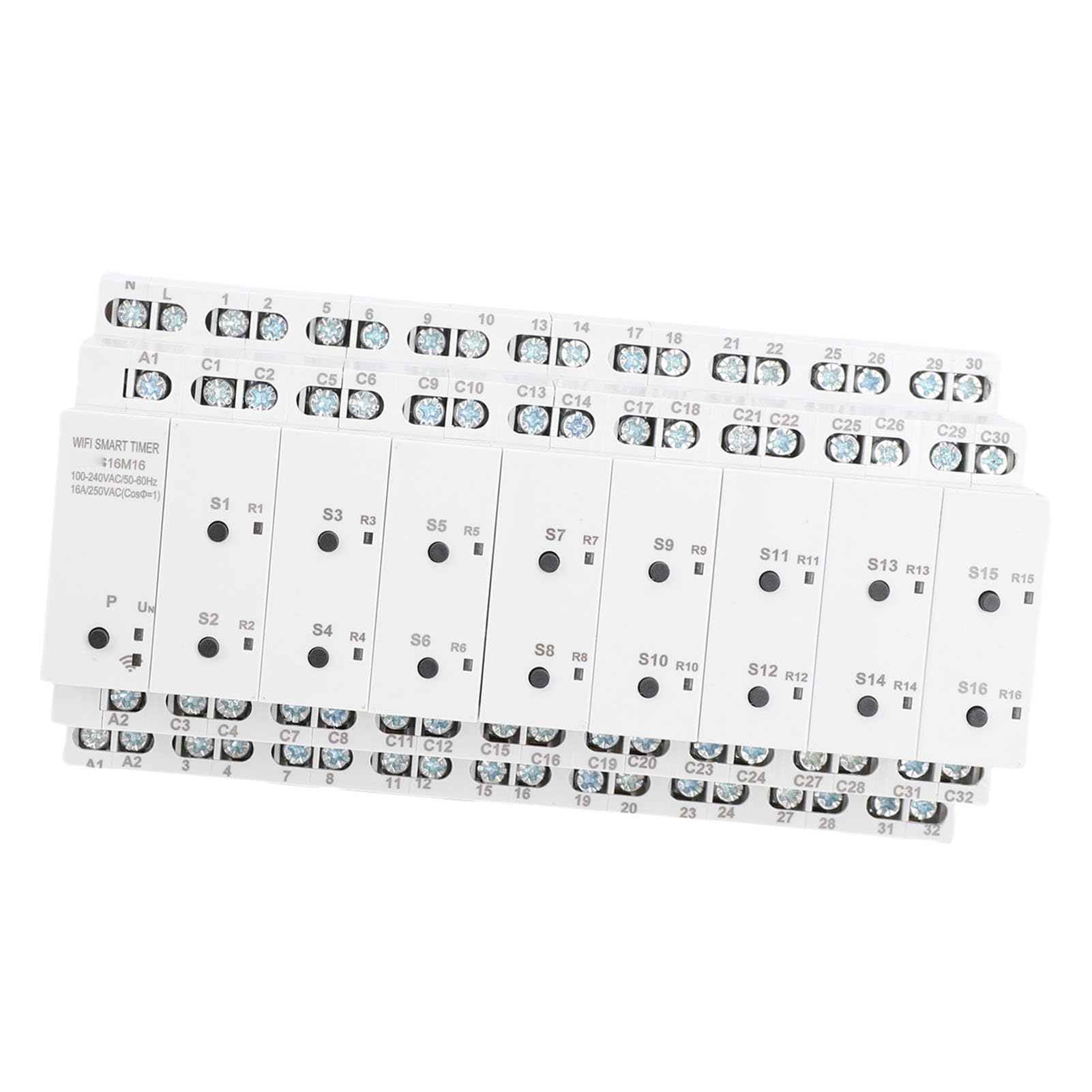 Domary Smart WiFi Timer with 16 Isolated Channels for Remote Control and