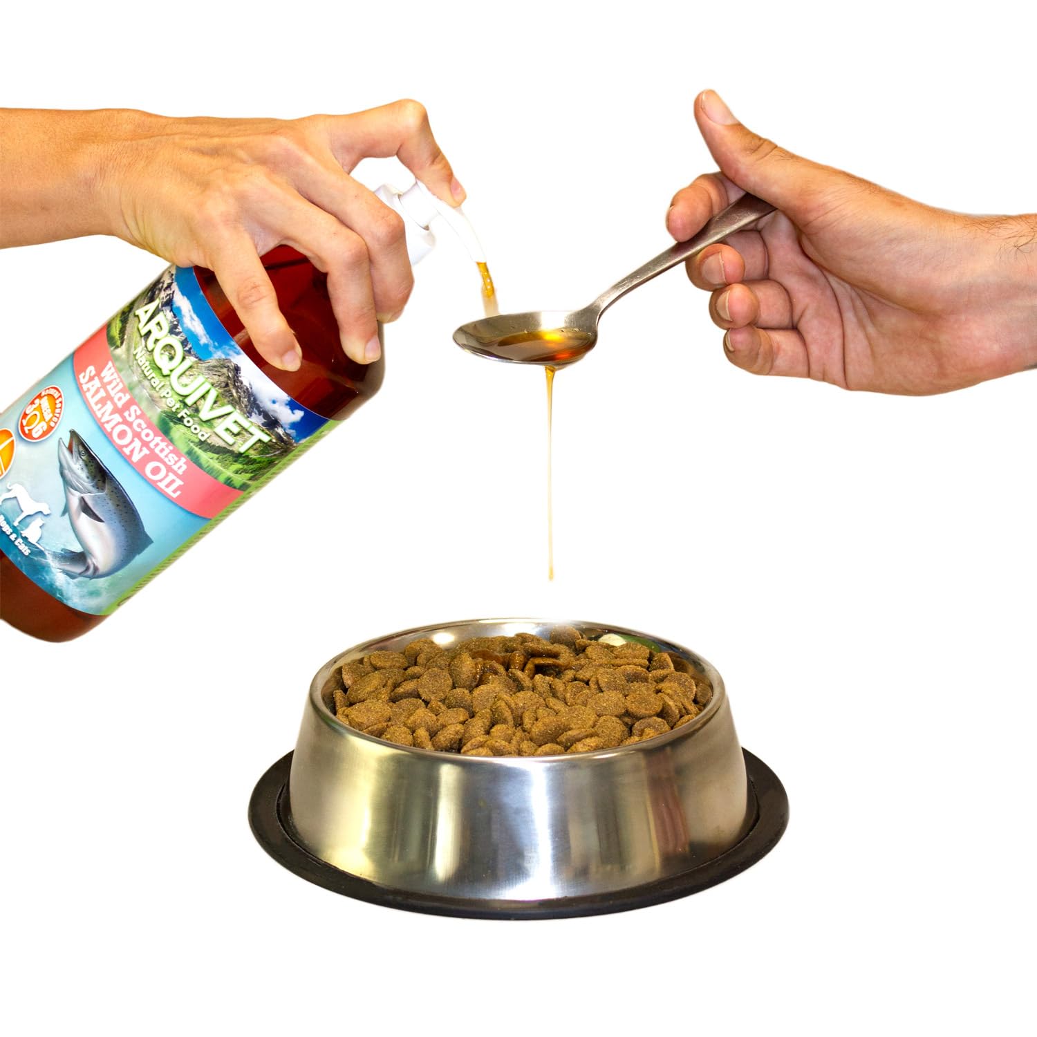 Arquivet - Aceite de salmón escocés - 1 Litro - para Perros y Gatos