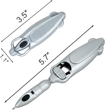 Transformers Pen Transforming Robotic Ballpoint Pen Robot 2007 Cool Silver