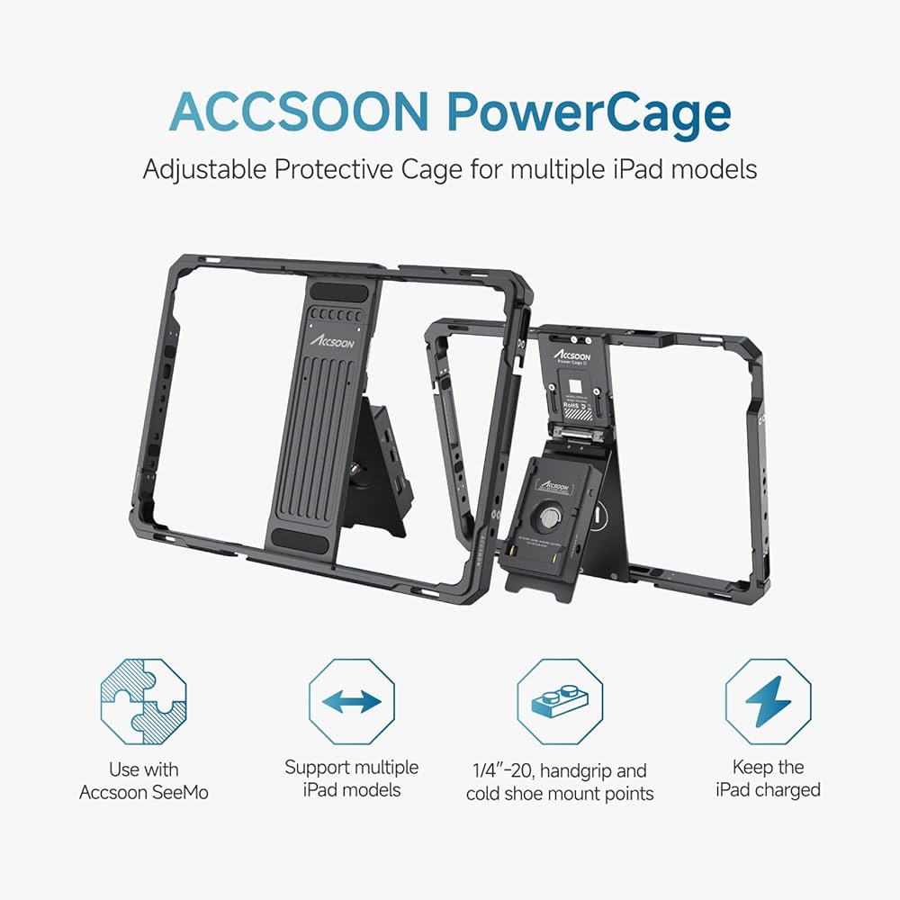 Accsoon iPad PowerCage Pro Ⅱ iPad用 Accsoon PowerCage ProII | Accsoon