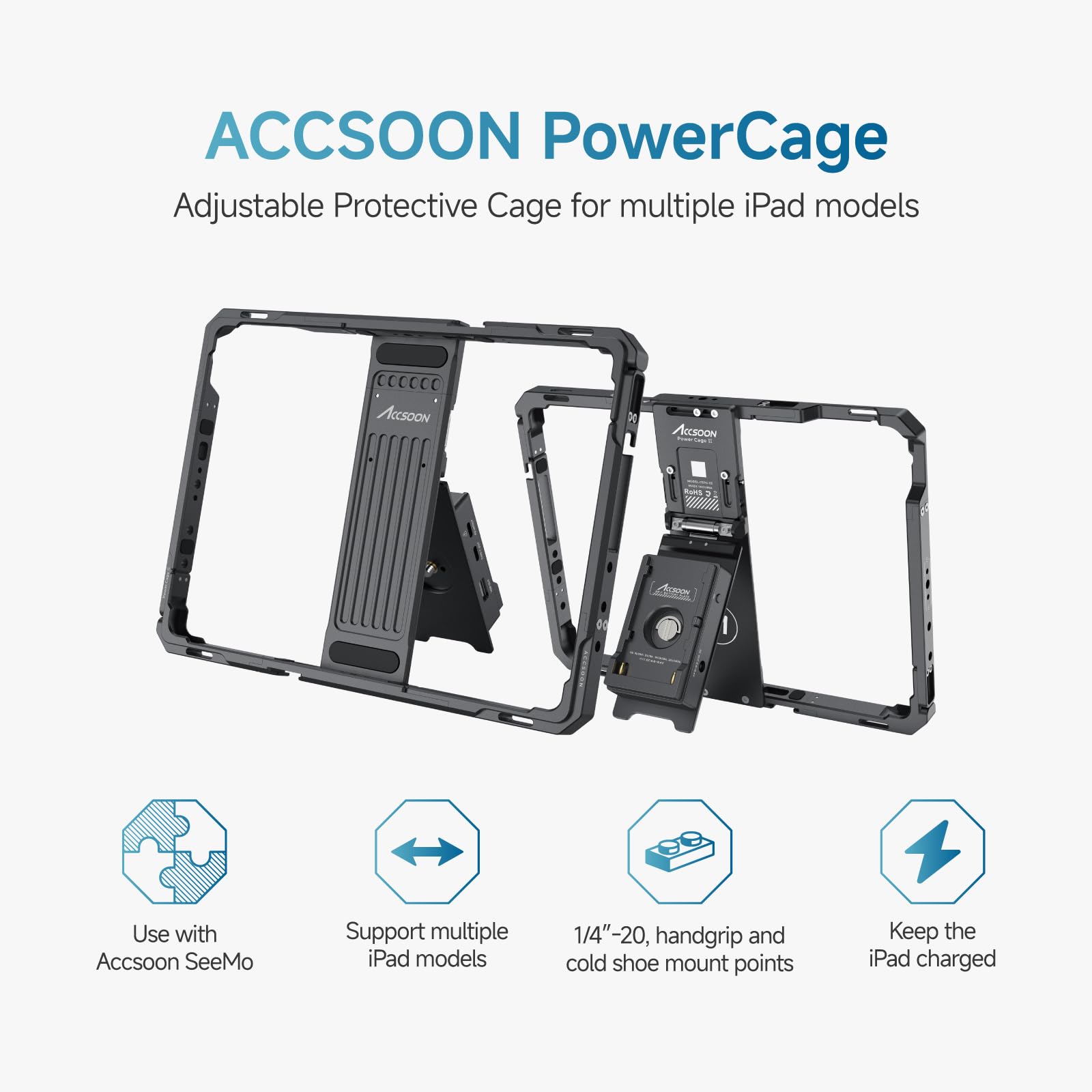 Amazon.co.jp: Accsoon powercage cepc04 | iPad複数機種に対応 : 家電