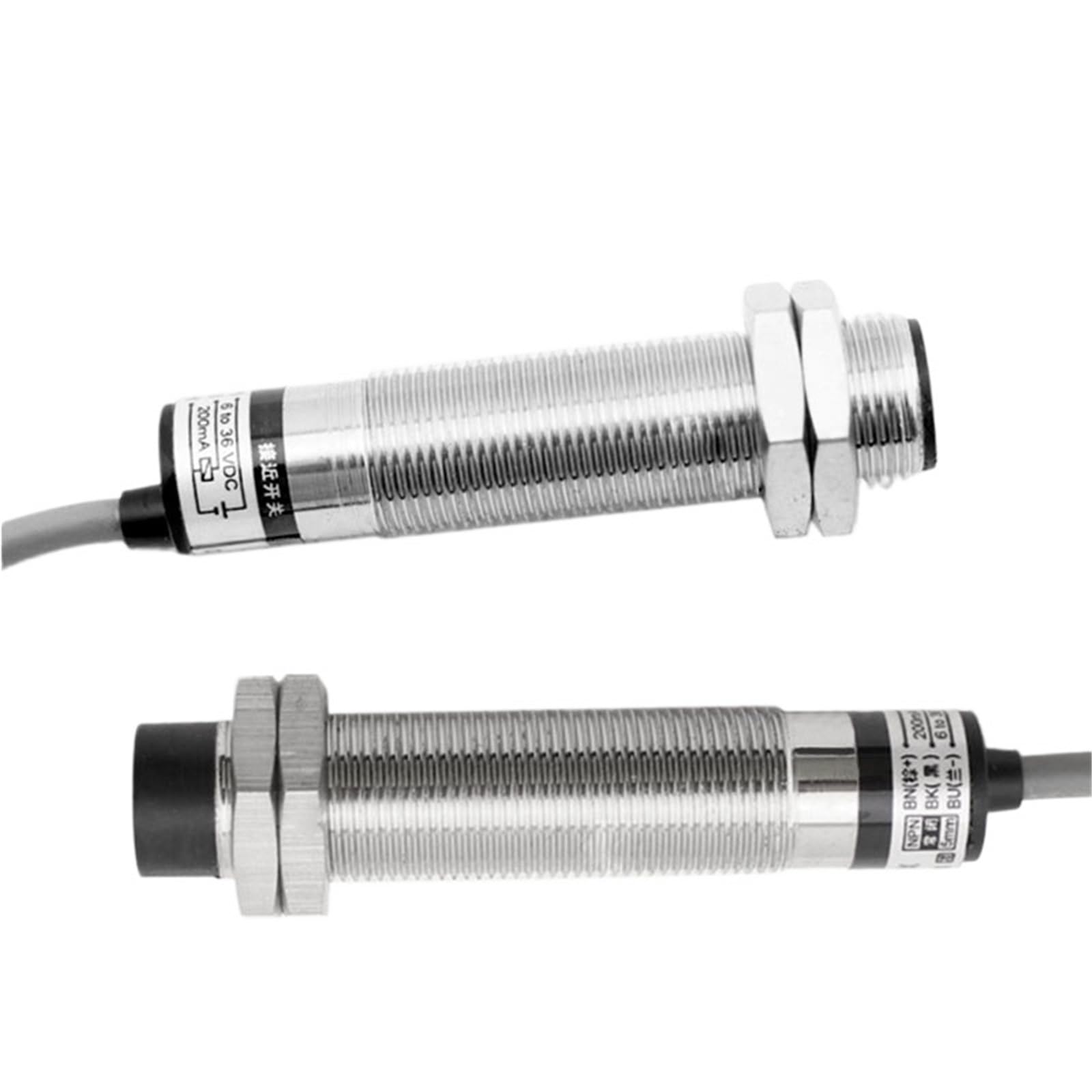 Interrupteur de proximité inductif LJ14A3 NPN PNP cylindrique distance 3mm 5mm