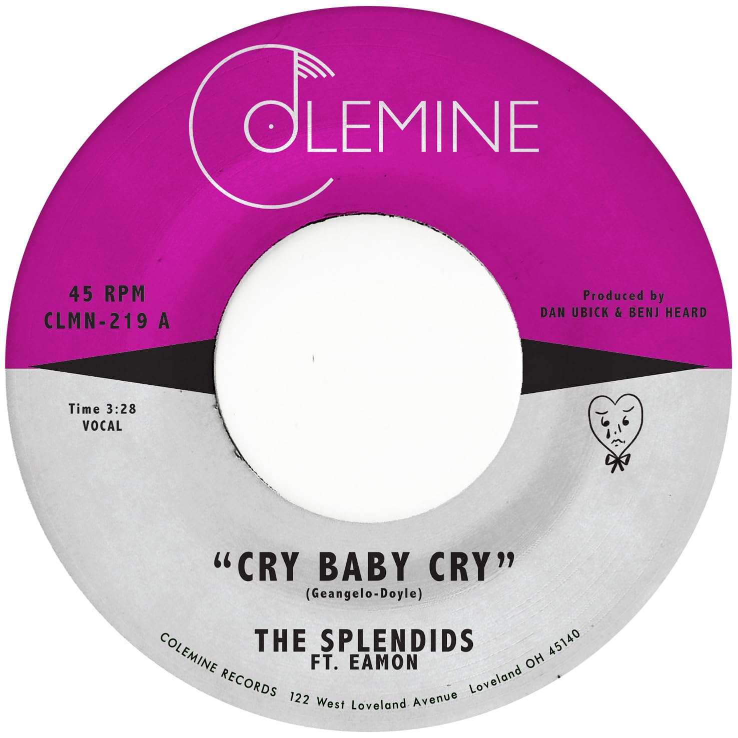 Cry Baby Cry/Blame My Heart [7" VINYL]