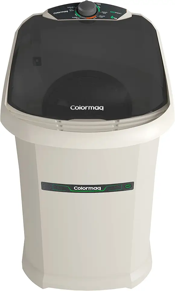 Colormaq Maquina de Lavar Roupa Semi Automatica Tanquinho 6kg LCT6 Branco 127v