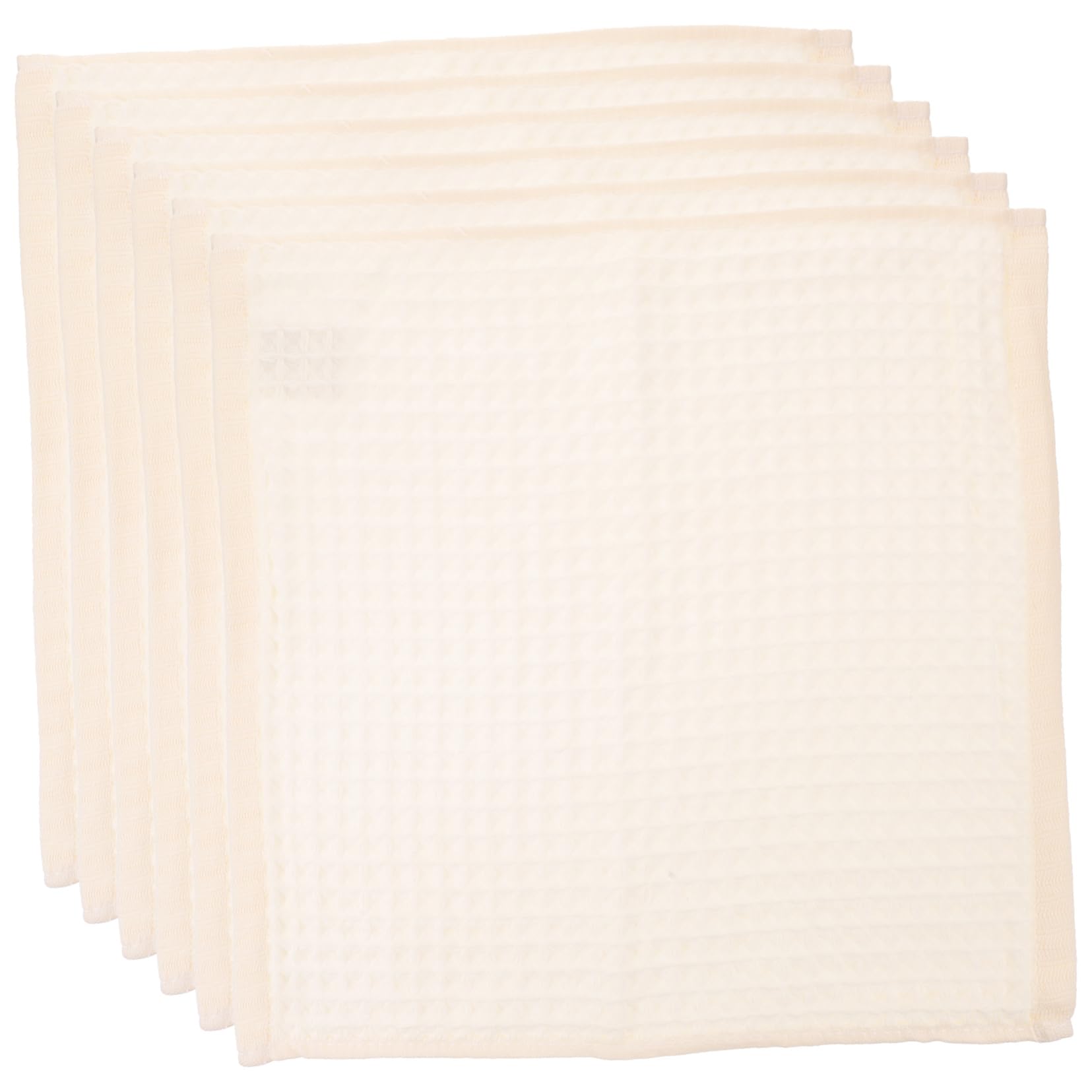 Toallas de cocina absorbentes tipo gofre de microfibra, juego de 6 piezas para el fregadero