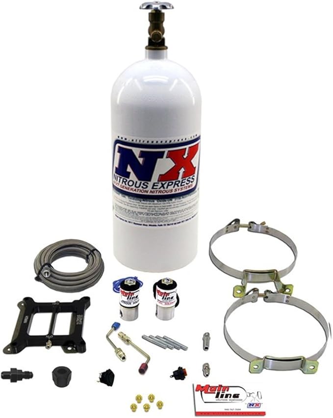 Nitrous Express Mainline Carb Nitrous Kit w/10lb Bottle