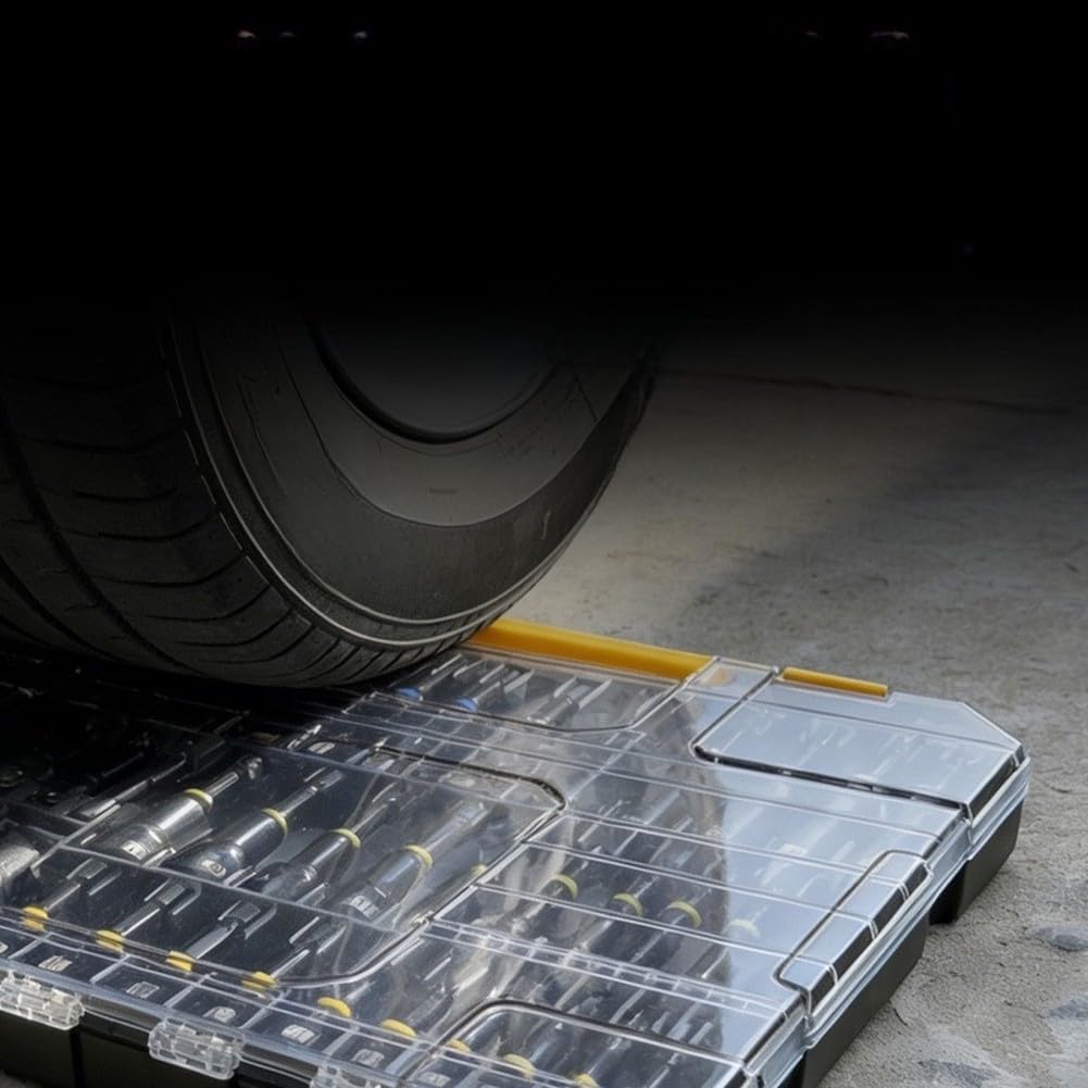 Juego de 62 llaves de trinquete para construcción cr-v de 140 Nm, adaptadores de brocas magnéticas, barras de extensión en caja de herramientas portátil