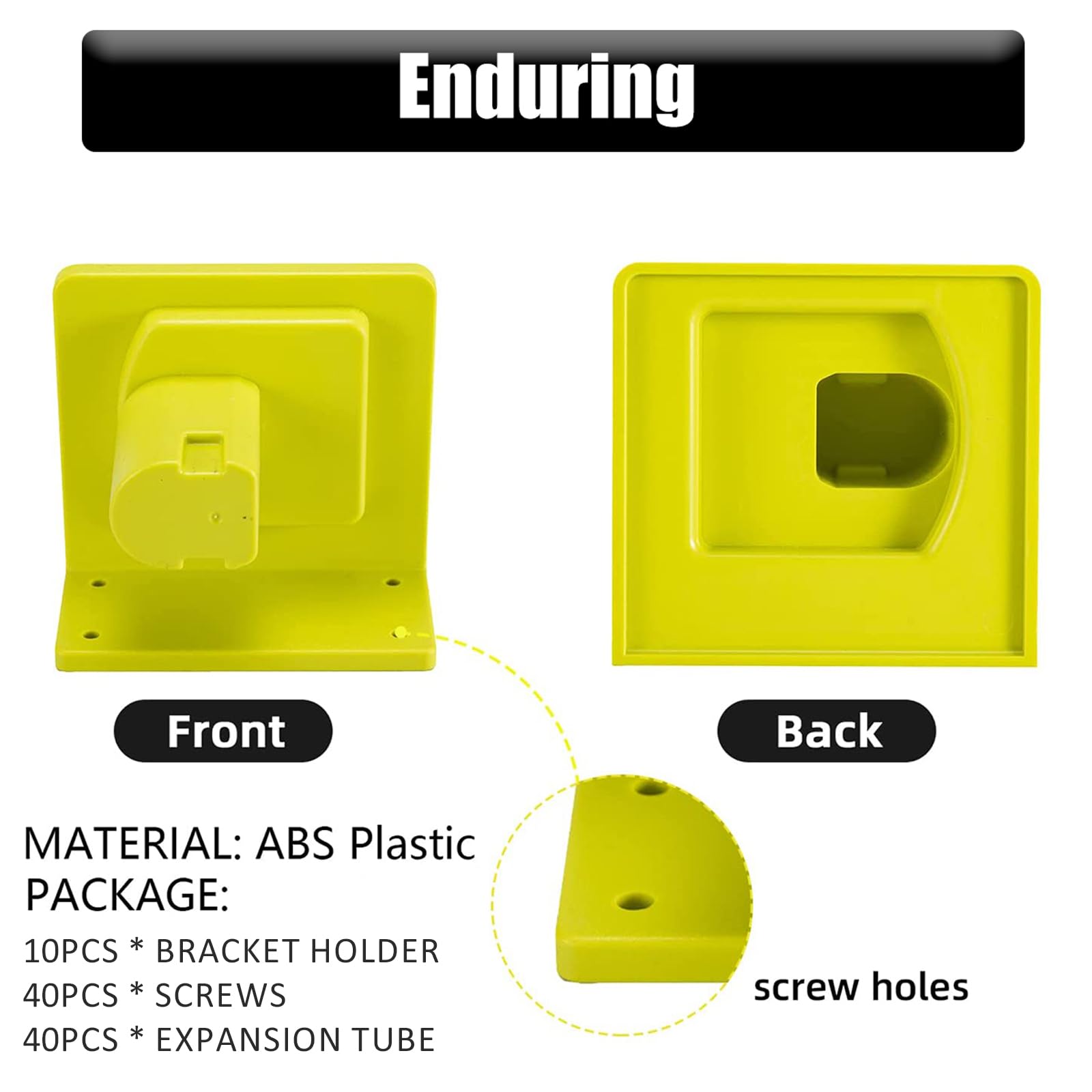 Ryobi Tool Holders - 10 Pack Wall Mount Organizer -9 Ryobi Tool Holders - 10 Pack Wall Mount Organizer -9
