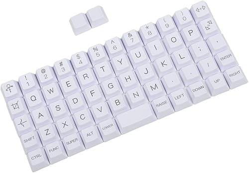 Miniatura 6 de YMDK Teclado OEM de impresión superior grabado con láser de carbono PBT de 0.059 in para interruptores MX, teclado preónico Planck Niu40 (impresión