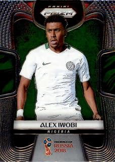 2018 Panini Prizm Soccer #139 Alex Iwobi Nigeria World Cup Russia Futbol Card