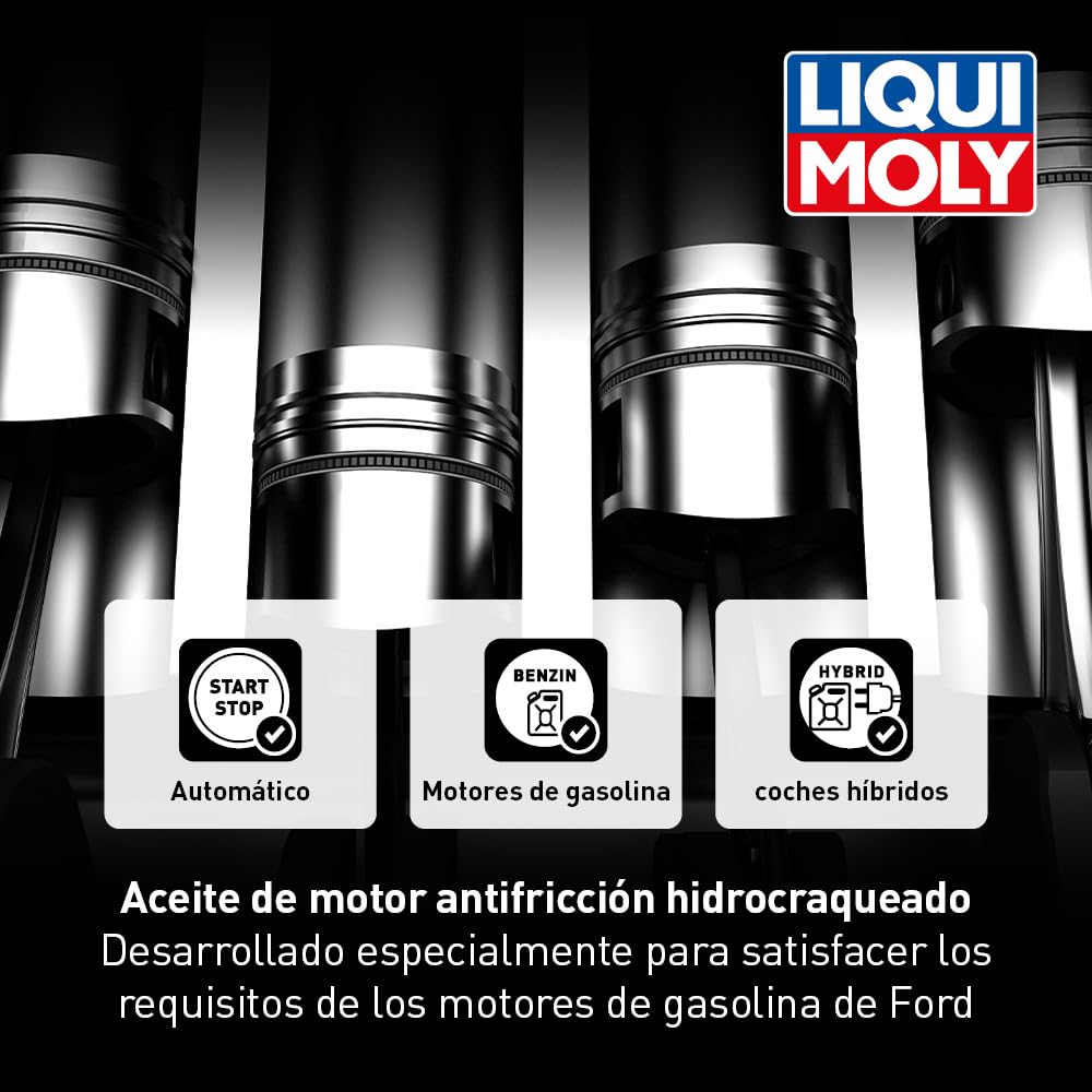 LIQUI MOLY Special Tec F ECO 5W-20 | 5 L | Tecnología de síntesis Aceite de motor | 3841