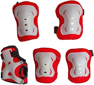 Elbow and Knees Safety Kit 023B Red and White