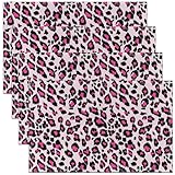 Taille : Lot de quatre sets de table, chaque set de table mesure 12 pouces de long x 18 pouces de large(45 cm x 30 cm). Ils peuvent être coupés librement.