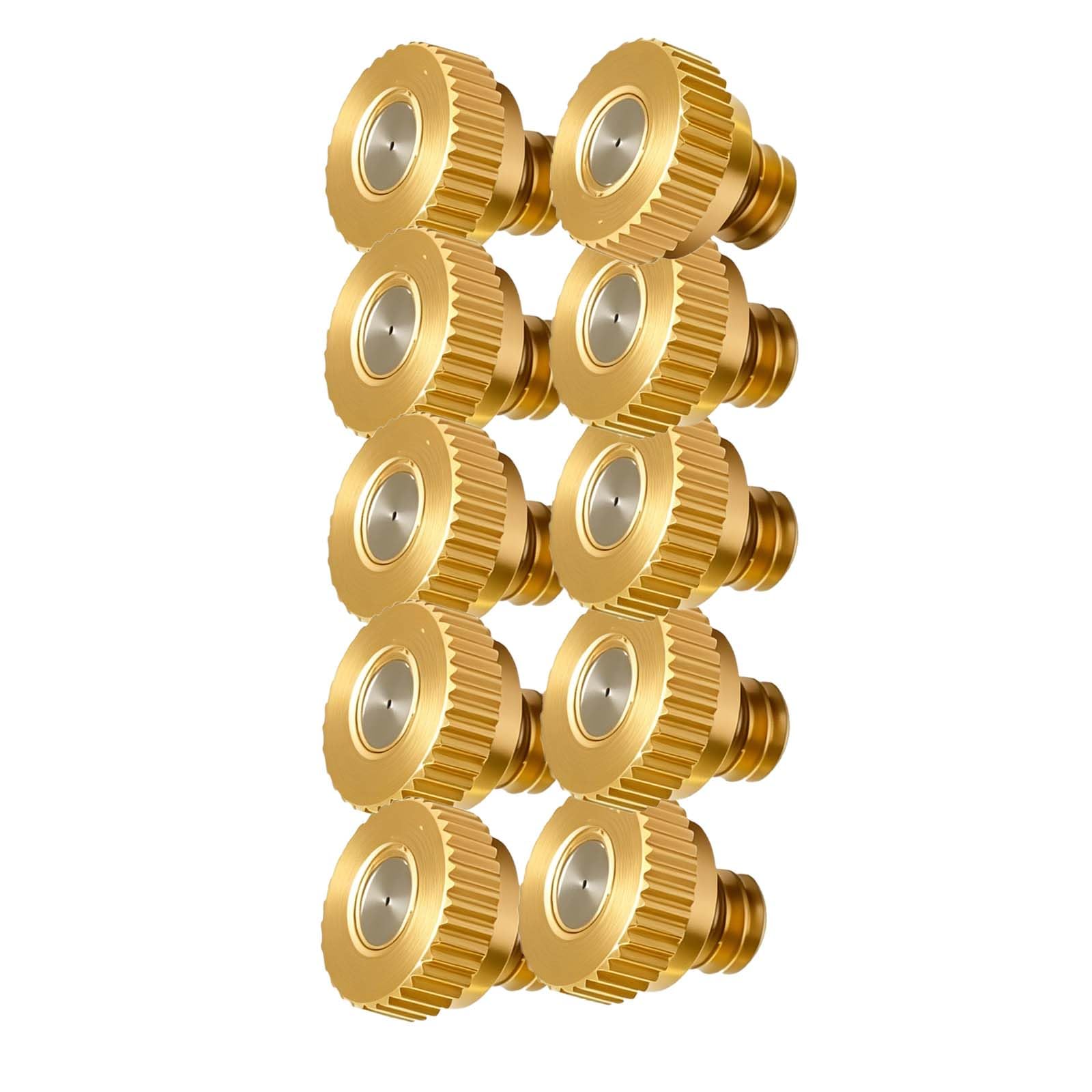 Buse de pulvérisation contre les têtes d'arrosage bouchées, laiton 10/24 UNC, 10 pcs