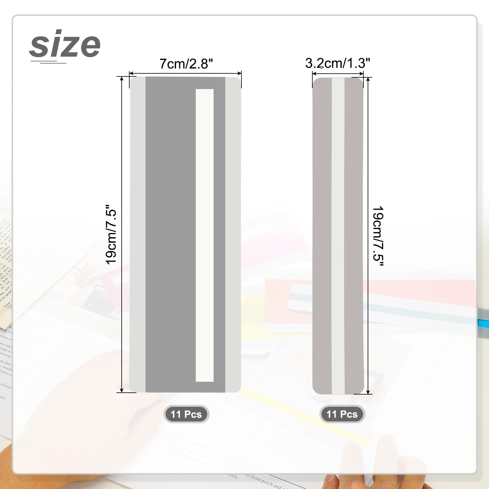 PATIKIL 22 Pcs Dyslexia Reading Tools - Image 2