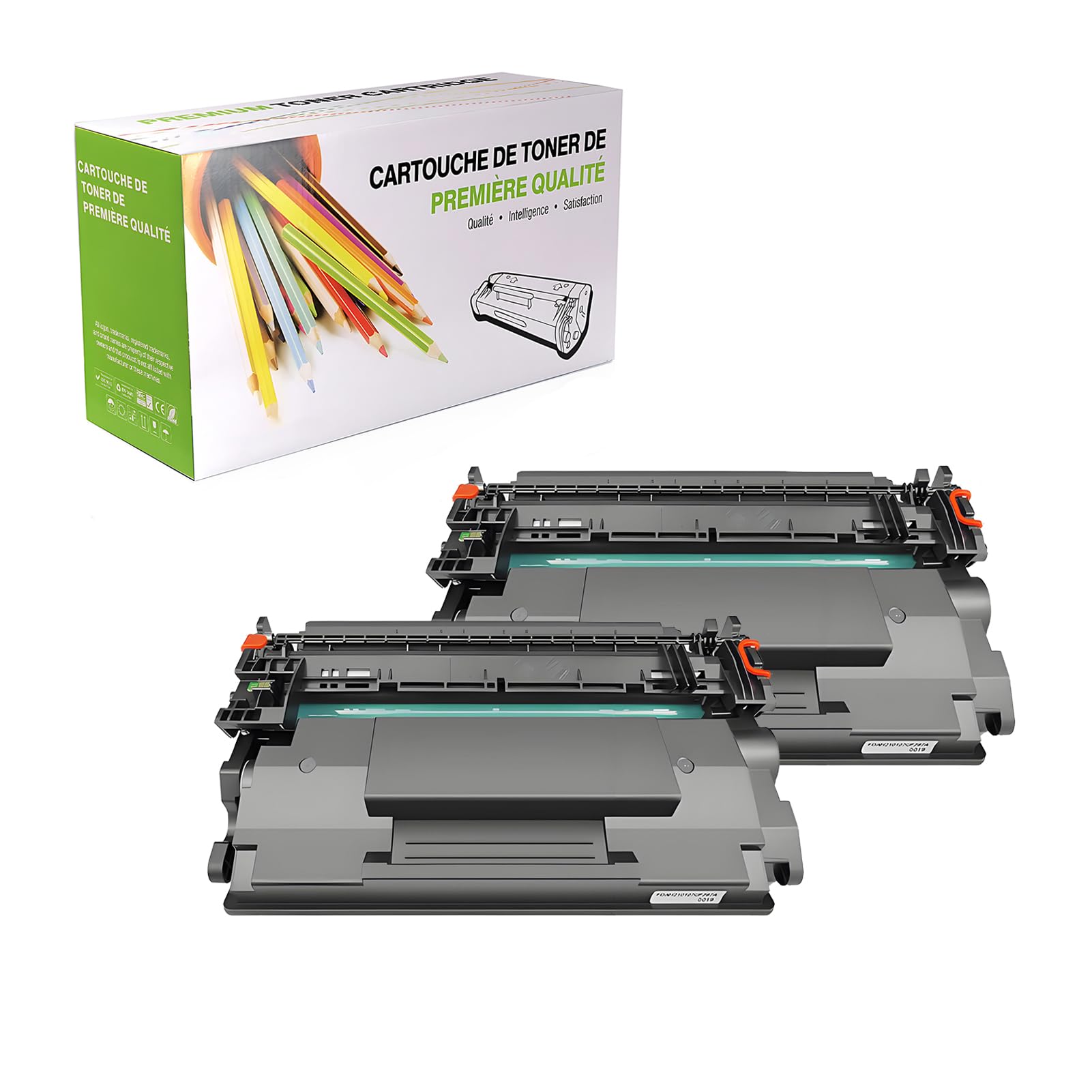 Compatible Cartouche De Toner De Remplacement Pour HP 26X CF226X À Utiliser Avec HP Laser Pro M402DN M402N M402DW MFP M426DW M426FDN M426FDW L'imprimante,(Noir - 9000 Pages),2 pack