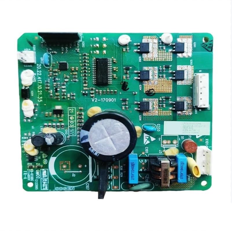 YTGWLKCO Refrigerator Motherboard, Compatible for Midea, Refrigerator Compressor DZ120V1B Inverter Board Computer Board 171310000013284, Refrigerator Parts Replacement