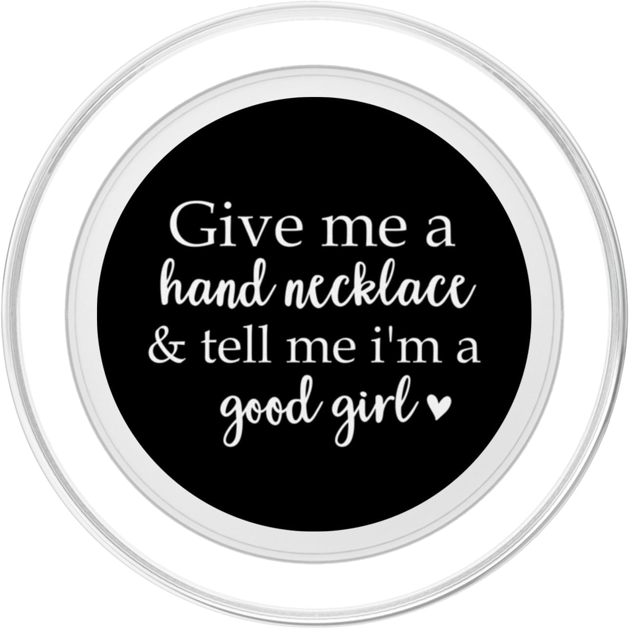 Book Smutt Give Me a Hand Necklace & Tell Me I'm a Good Girl PopSockets PopGrip for MagSafe