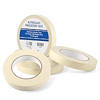 Vista 18 de JMU Cinta para Autoclave, 1'' x 60 Yardas, Cinta Indicadora de Esterilización para Esterilización con Vapor