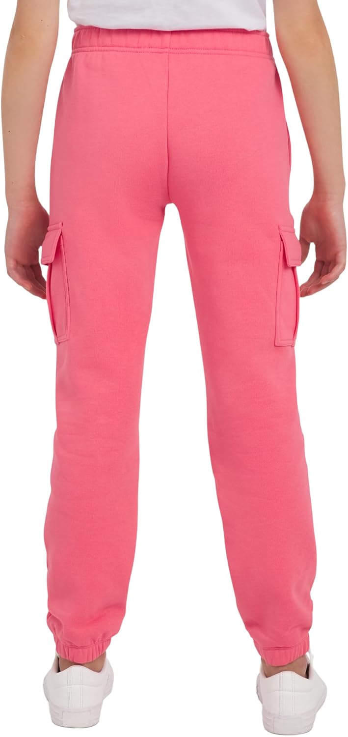 Champion Girls Jogger Pants Pull-On Fleece Sweatpants with Elastic Waist, Ribbed Cuffs & Side Pockets (2 Pack and Singles) - Image 6