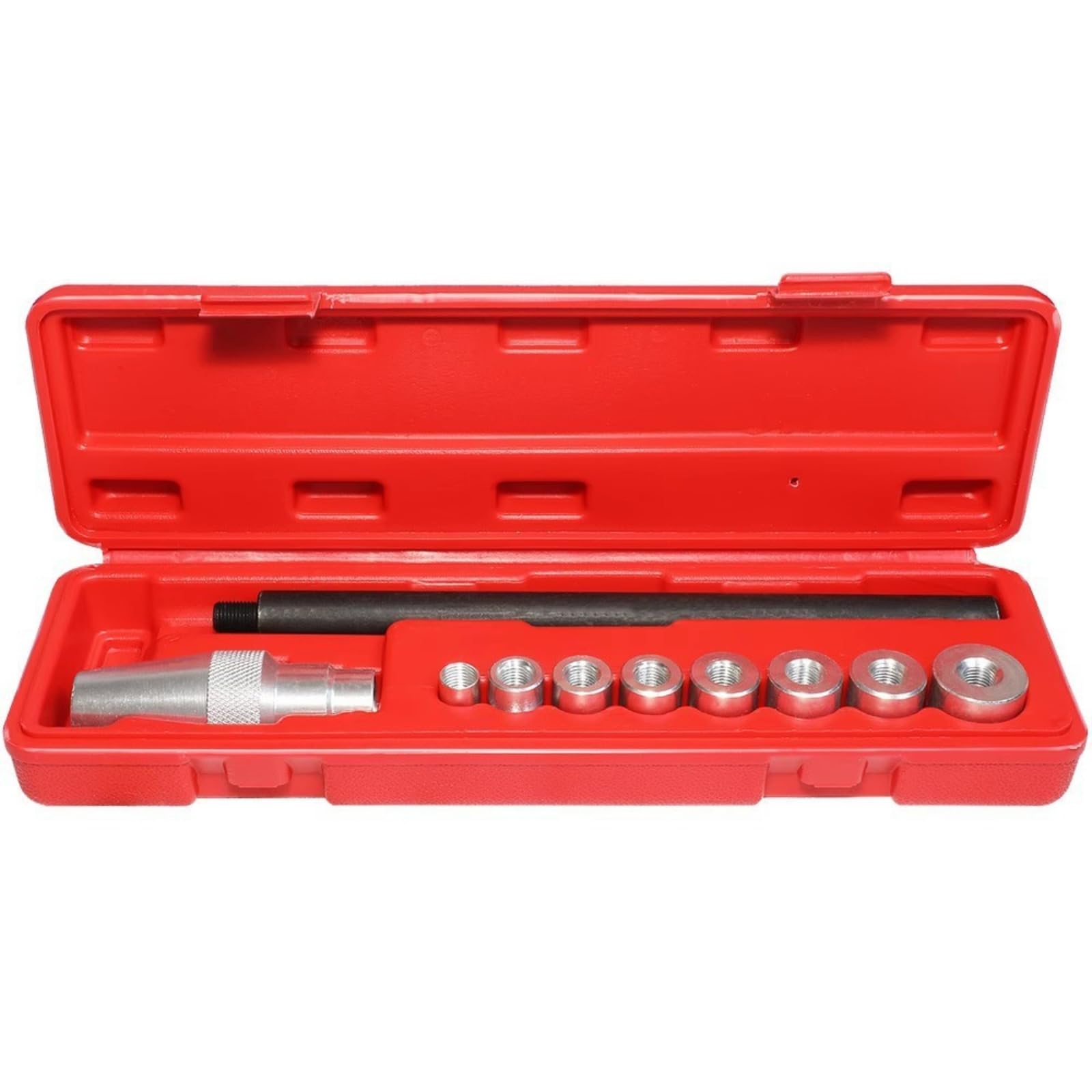 Amagogo Automotive Clutch Aligner Kit Allineatore Frizione Strumento Centratore Set Attrezzo Universale in Lega di Alluminio E Acciaio con Coni E Boccole