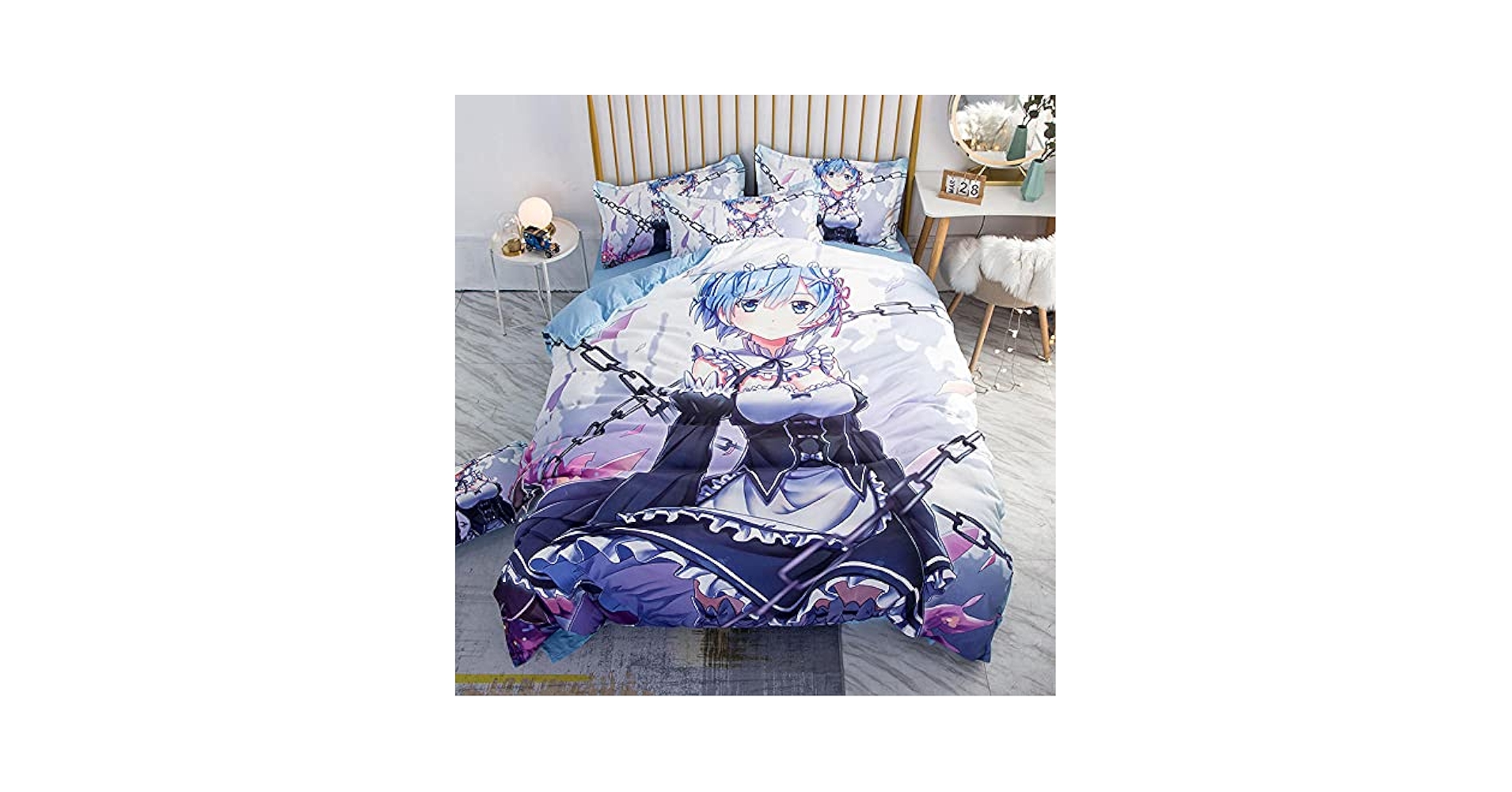 Amazon.co.jp: 可愛い セクシー メード 女の子 レム 寝具セット