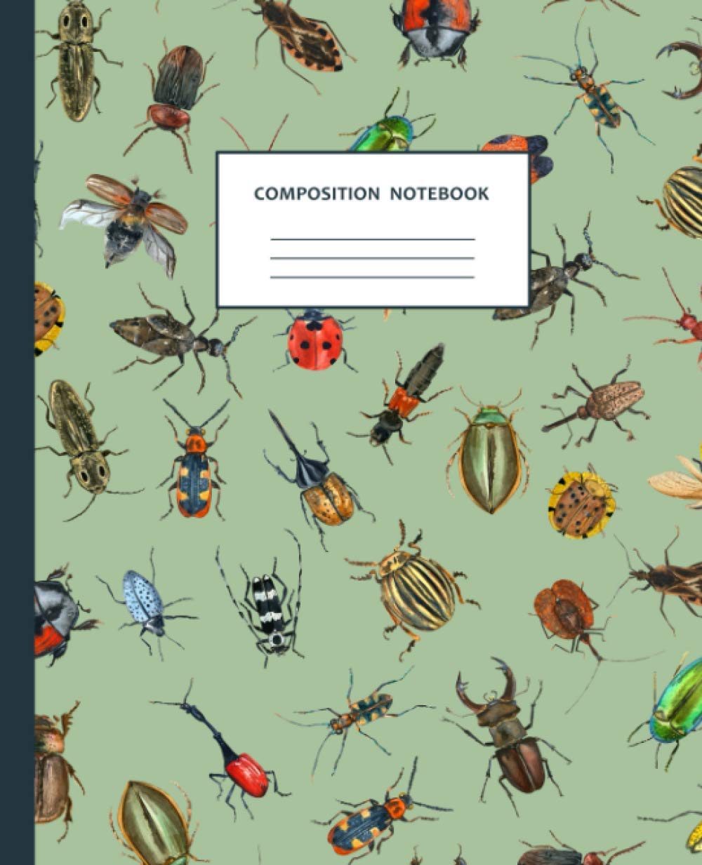 Bugs Composition Notebook: Wide Ruled Bug Journal for School, Work or Creative Writing