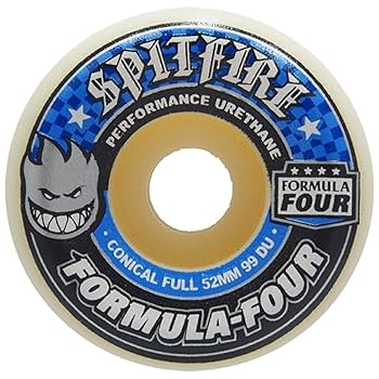 Spitfire Formula Four 101D 52mm ウィール SPITFIRE FORMULA FOUR TABLETS 52MM 101D – Braille Skateboarding