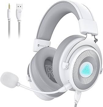 ノノクラゲ 未使用 10枚セット Amazon.co.jp: EKSA ヘッドセット ゲーミング 有線 マイク付き