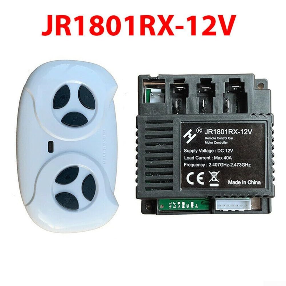 Connectez efficacement la voiture électrique de votre enfant avec le récepteur JR1801RX 12 V et le système de télécommande (ensemble complet)