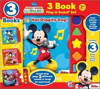 Hardcover Disney Mickey Mouse Clubhouse: 3 Book Play-A-Sound Set Book