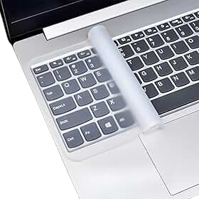 Capas de teclado transparentes premium – 2 capas protetoras de silicone para dispositivos de 12 a 14 polegadas