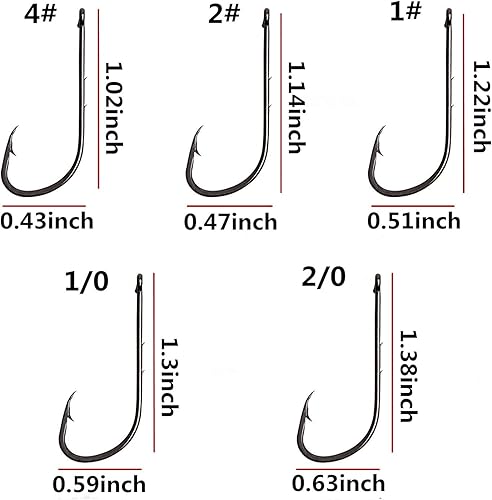 Miniatura 2 de Anzuelos de pesca de cebo 100 unidspaquete de ganchos de soporte de cebo de pico con vástago de púas